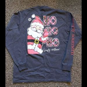 Simply Southern Christmas/Santa Shirt